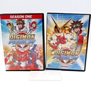 Digimon Fusion Seasons 1 & 2 DVD Set Anime Nicolas Roye Colleen O'Shaughnessey